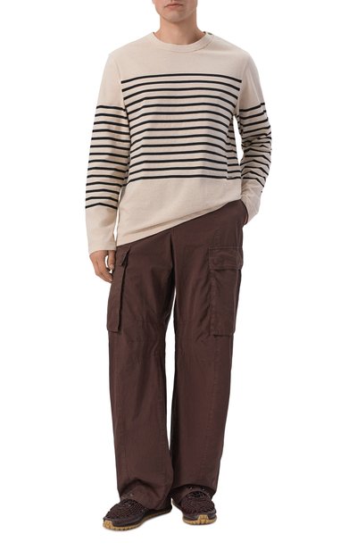 Лонгслив из хлопка и льна EMPORIO ARMANI, арт. EM006927/AF28307, фото 2