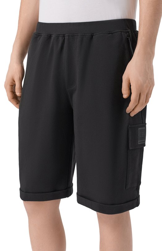 Хлопковые шорты C.P. Company 20CLSB012A/006452W Чёрный  20CLSB012A/006452W Фото 3