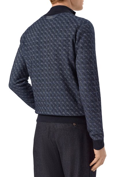 Кардиган из шелка и кашемира ZILLI, арт. KZMC01MAT02VDFD00, фото 4