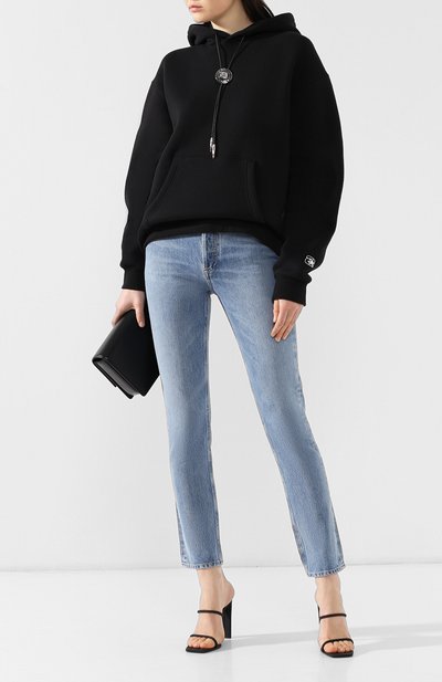 Хлопковый пуловер ALEXANDER WANG черного цвета по цене 57450 руб., арт. 1W491210X7, фото 2 Хлопковый пуловер ALEXANDER WANG, арт. 1W491210X7, фото 2