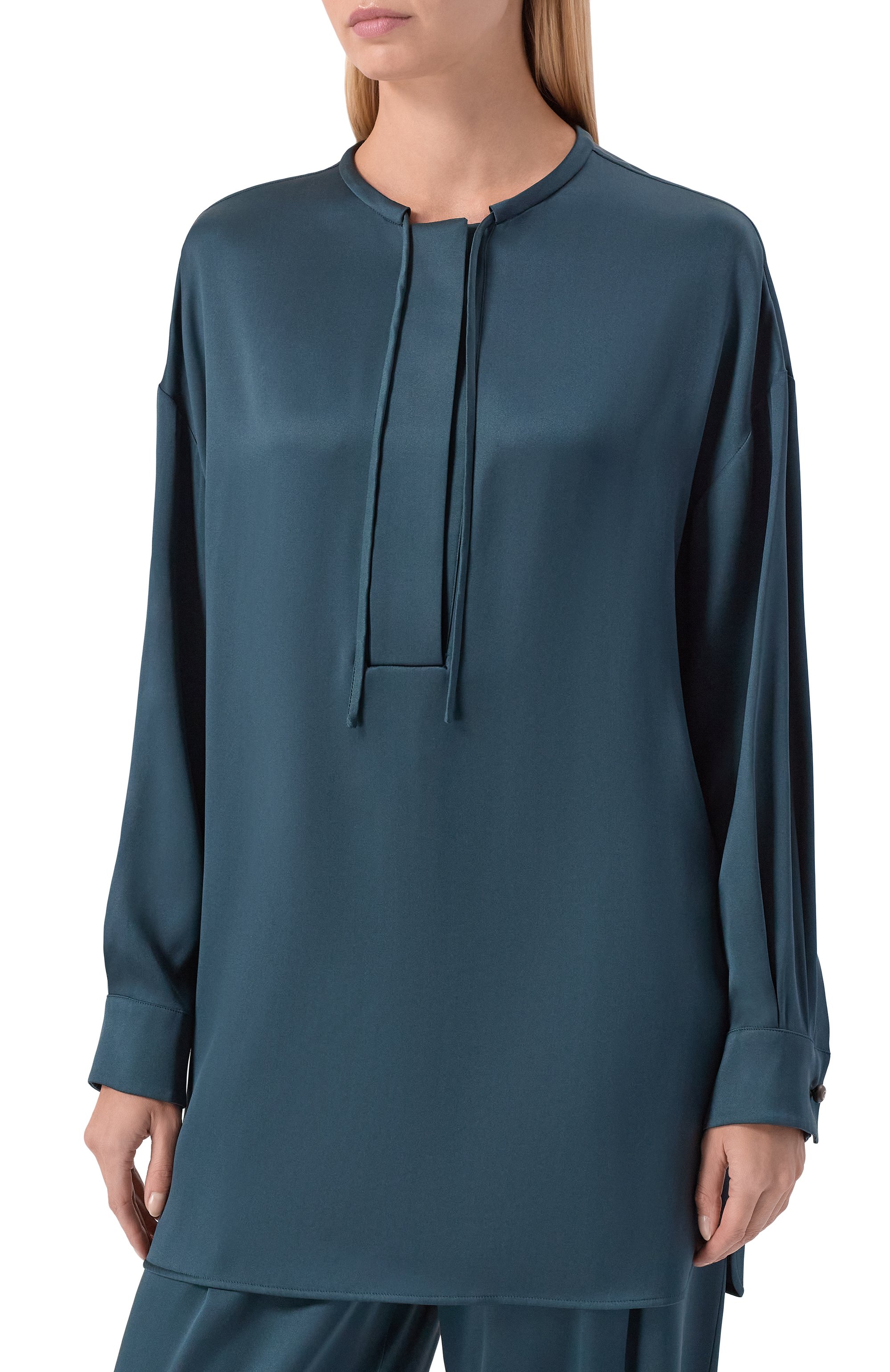 Шелковая блузка GIORGIO ARMANI, арт. GW002564/TE10101, фото 3