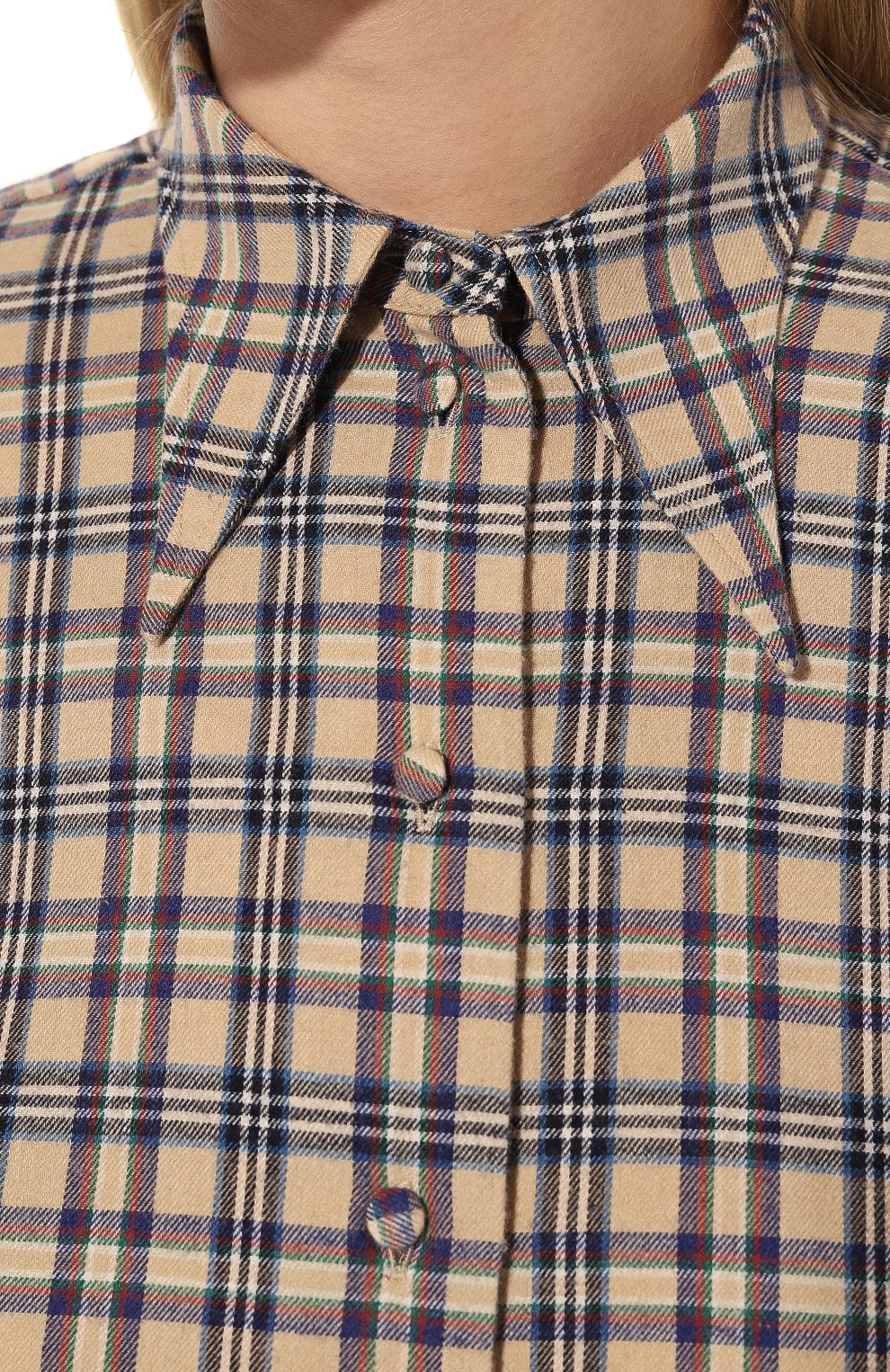 Рубашка из хлопка и шерсти GUCCI, арт. 637243 ZAFSV, фото 5