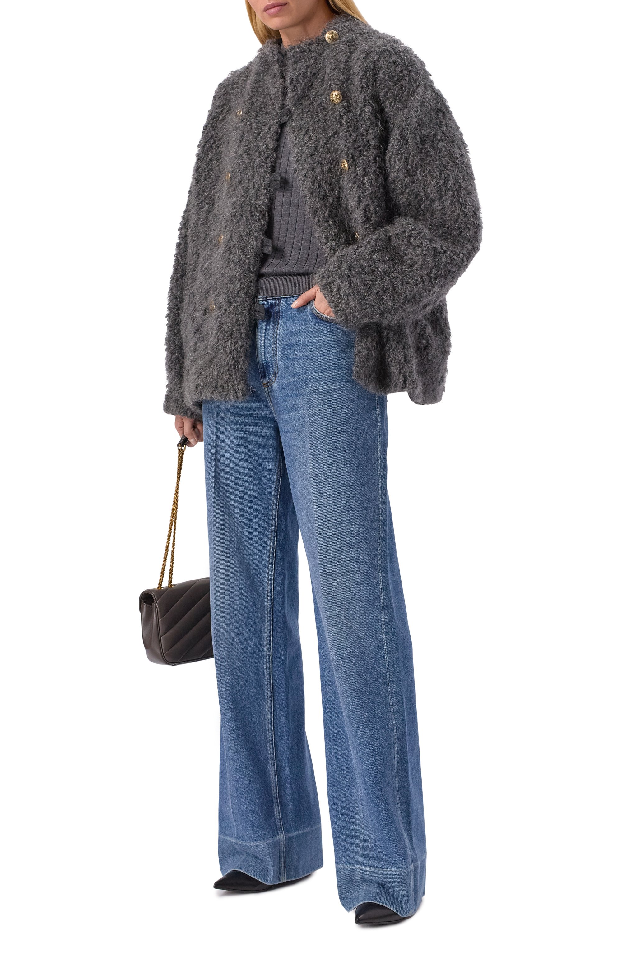 Шерстяное полупальто GIORGIO ARMANI, арт. GW001785/TE16789, фото 2