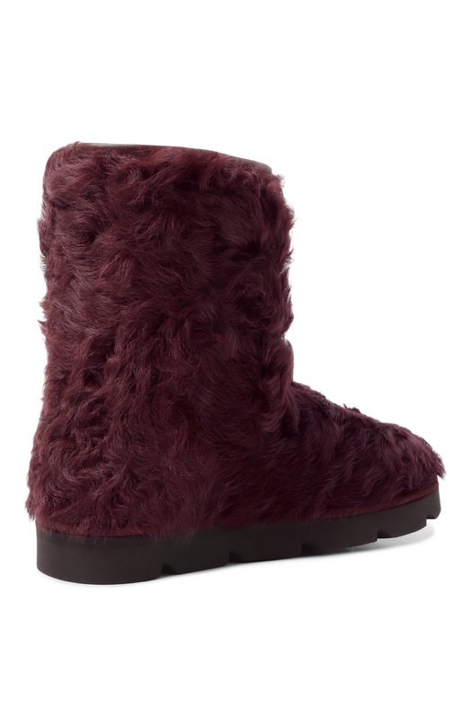 Полусапоги из овчины Brunello Cucinelli MZCHG3122 Бордовый  MZCHG3122 Фото 5