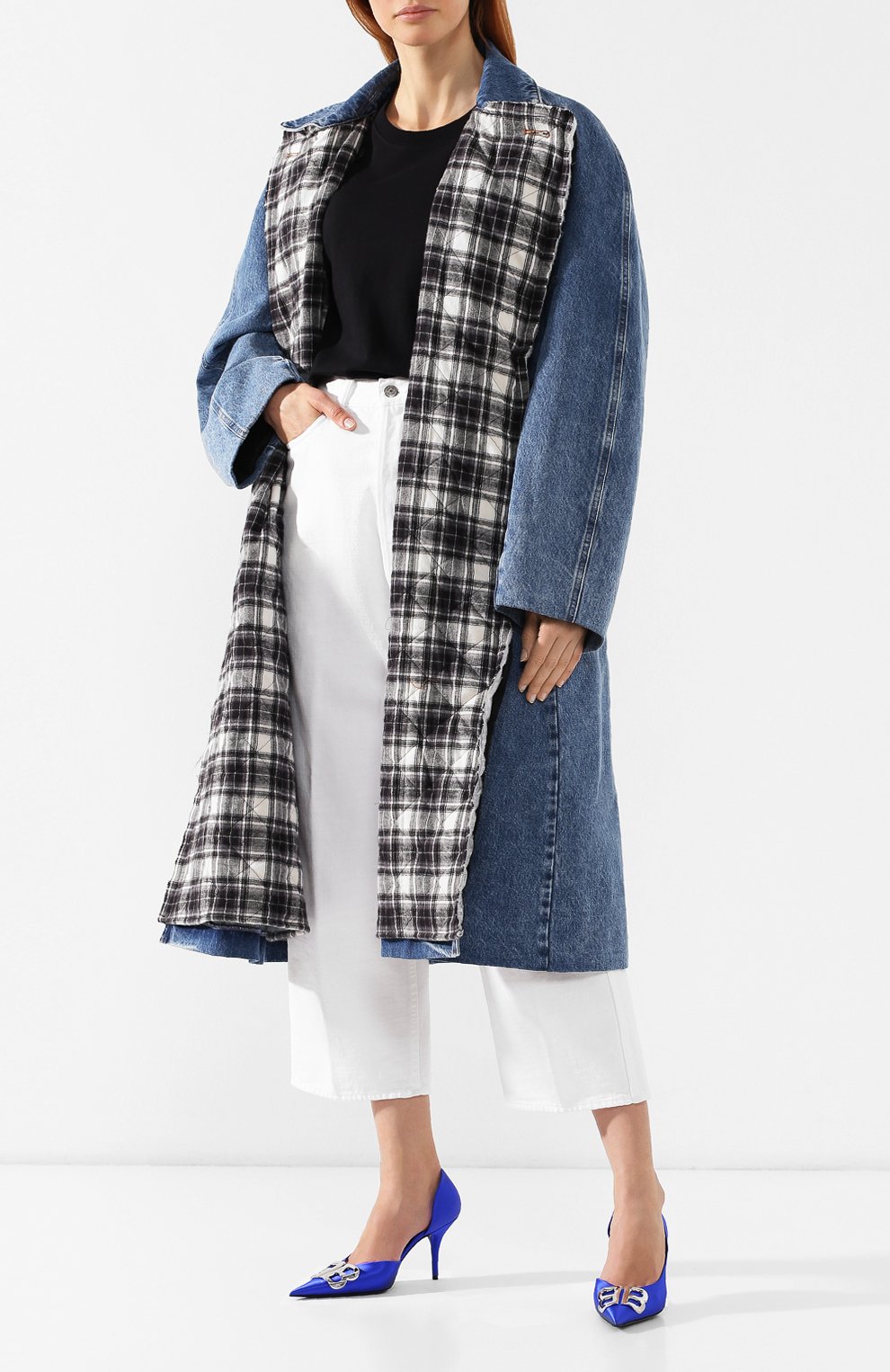 Джинсовое пальто BALENCIAGA, арт. 556727/TXE05, фото 2