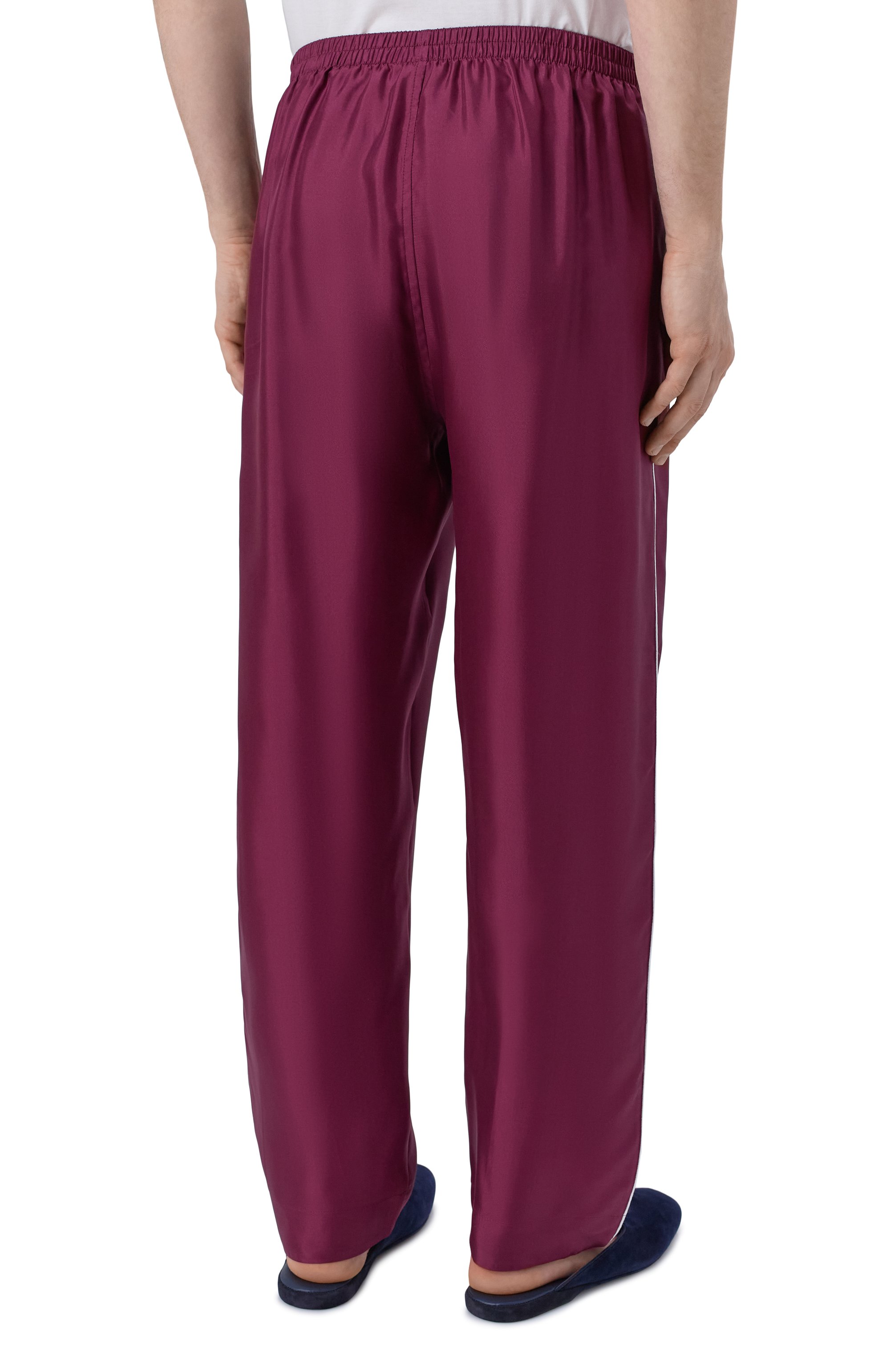 Шелковые брюки KITON, арт. UNWT005K0761H, фото 4