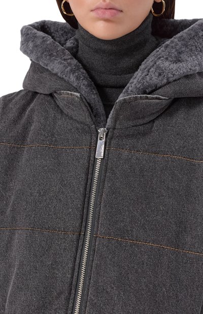 Джинсовый пуховик MAX AND MOI, арт. H25DEVA, фото 5