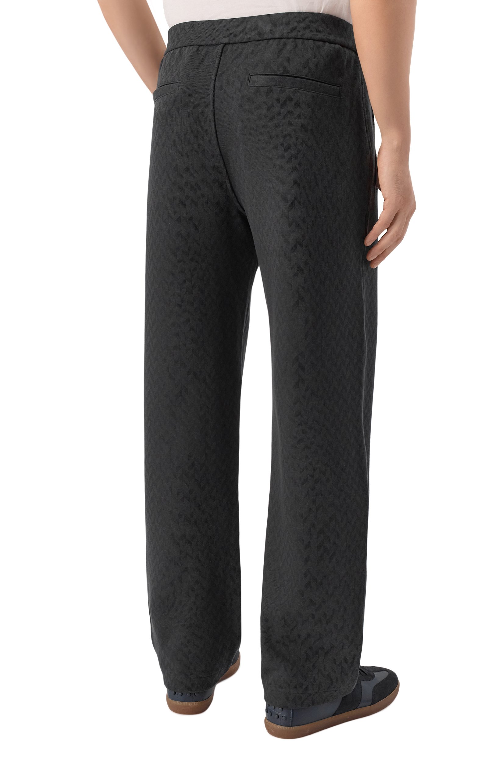 Брюки из хлопка и лиоцелла EMPORIO ARMANI, арт. EM007351/AF13700, фото 4