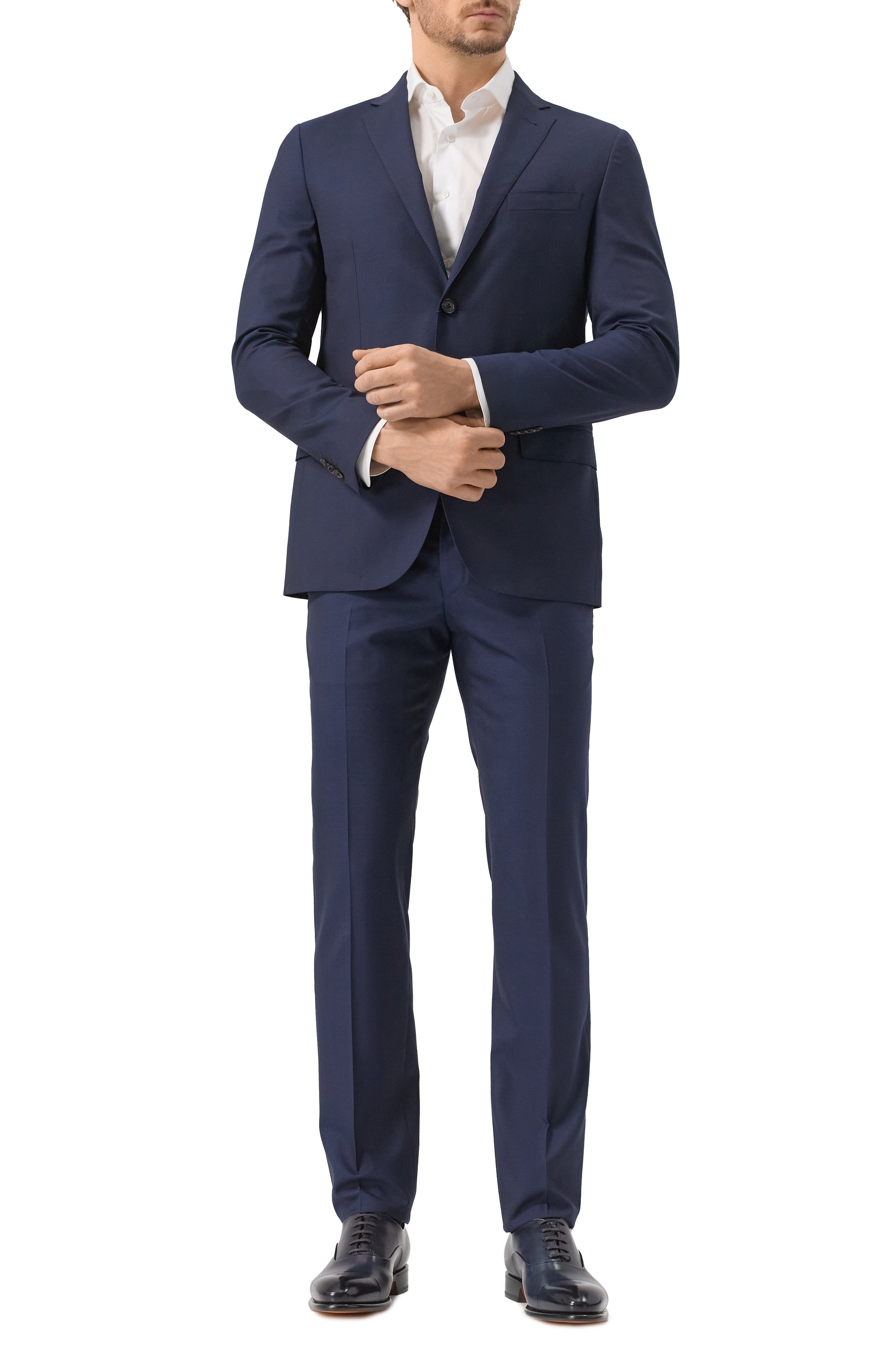 Кожаные оксфорды carter SANTONI, арт. MCCG12621MC1HVVDN01, фото 2