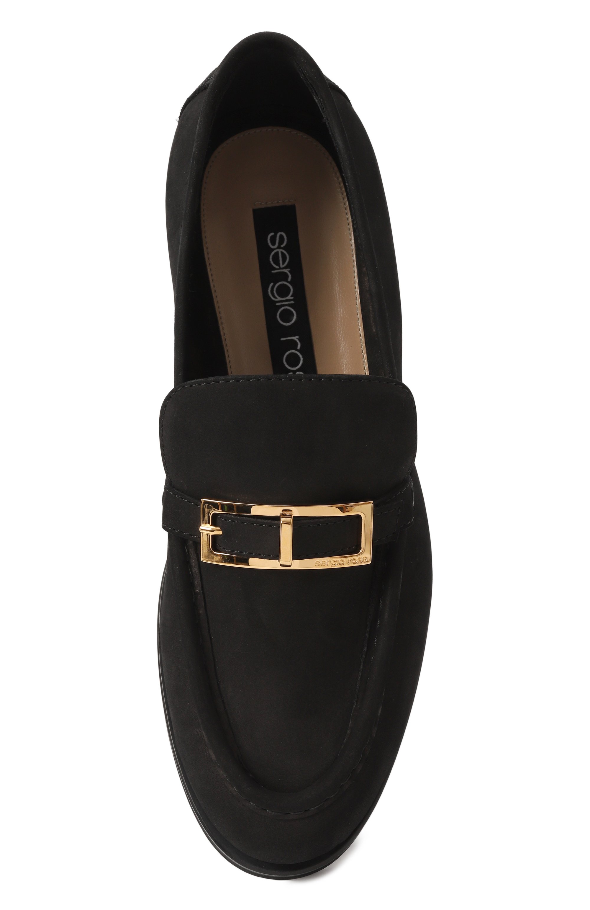 Замшевые лоферы sr nora SERGIO ROSSI, арт. B00080/MMVM01, фото 6