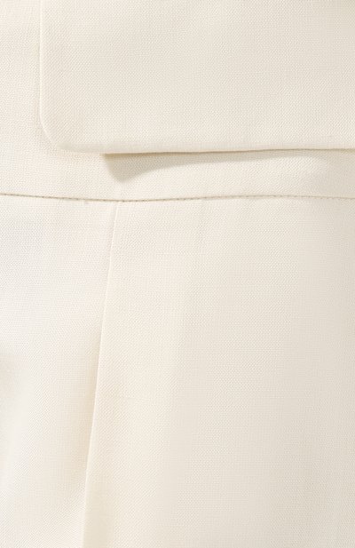 Брюки из смеси вискозы и льна VICTORIA, VICTORIA BECKHAM, арт. TRVV 119 SS19 VISC0SE LINEN BLEND, фото 5