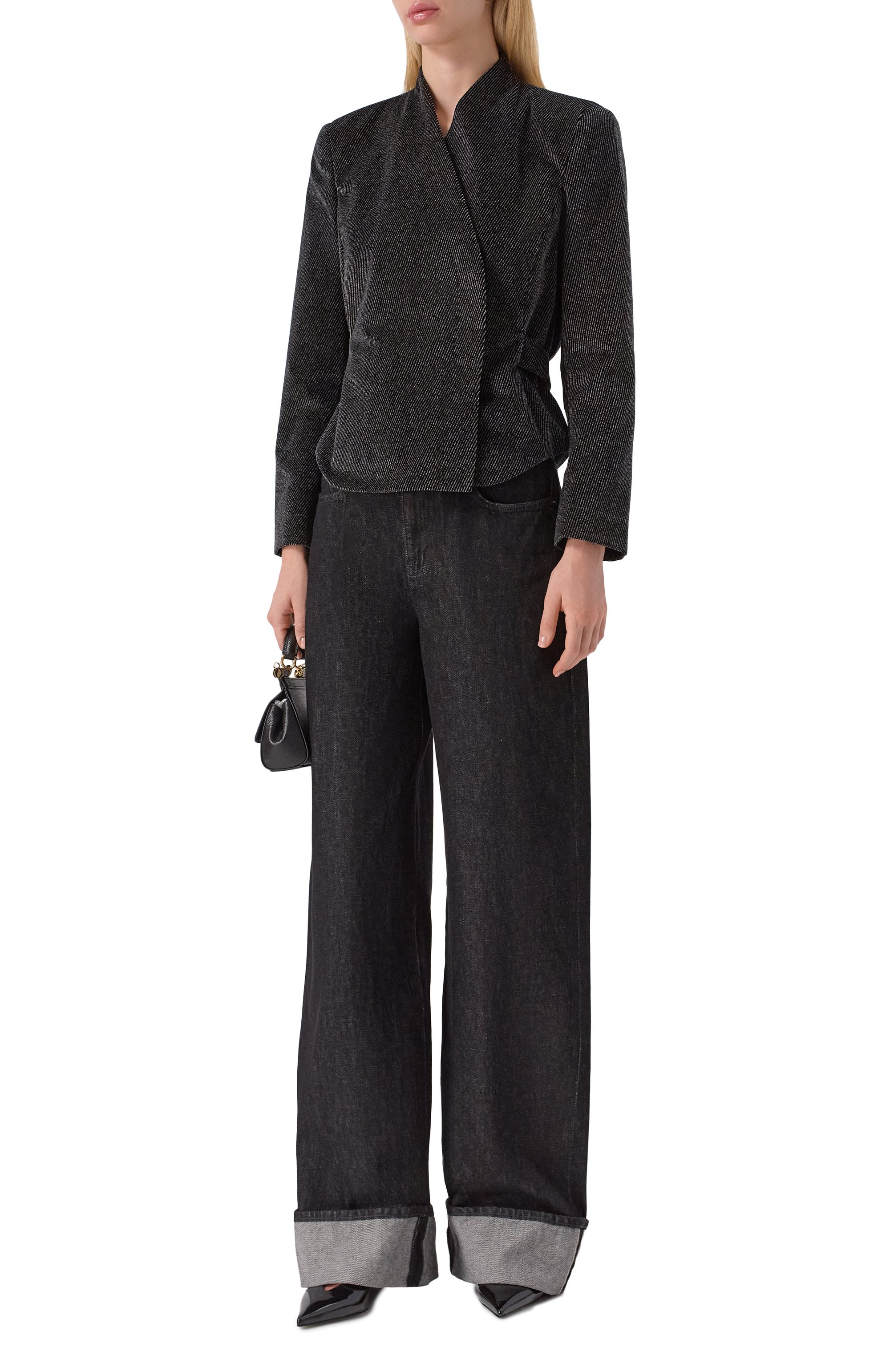 Хлопковый жакет EMPORIO ARMANI, арт. EW002649/TE16728, фото 2