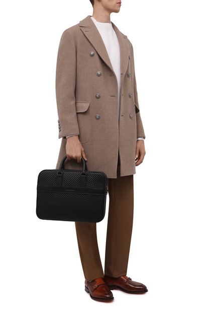 Кожаная сумка для ноутбука ZEGNA, арт. C1782P-LHPTA, фото 3
