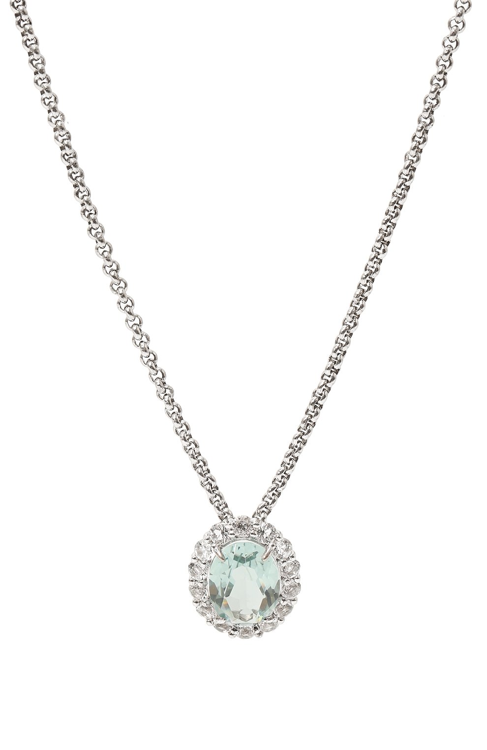 Кулон на цепочке SECRETS JEWELRY светло-голубого цвета по цене 35710 руб., арт. ЦГТОС00715, фото 3 Кулон на цепочке SECRETS JEWELRY, арт. ЦГТОС00715, фото 3