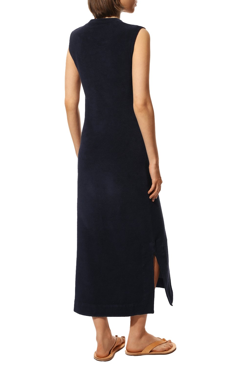 Платье из хлопка и льна JIL SANDER, арт. JPPU717501-WU249108A, фото 4
