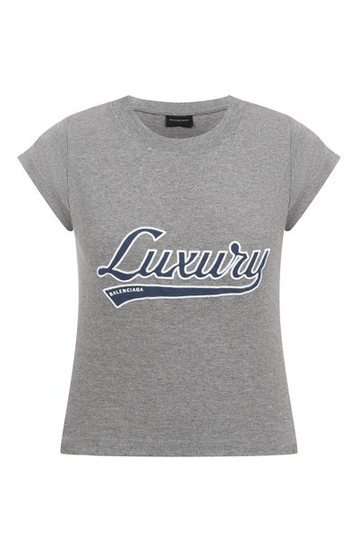 Женская хлопковая футболка BALENCIAGA, арт. 807341/TTVB8