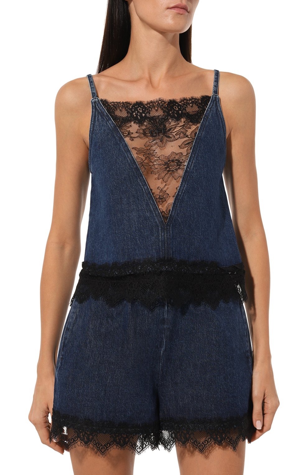 Джинсовый топ OFF-WHITE, арт. 0WYP001F24DEN001, фото 3