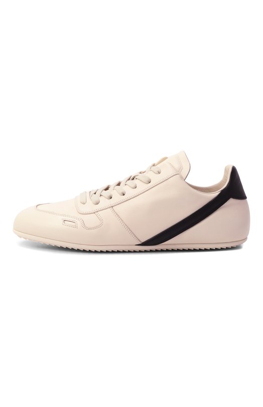 Кожаные кроссовки Concordians Rick Owens RU02E1889/LC0 Кремовый  RU02E1889/LC0 Фото 4