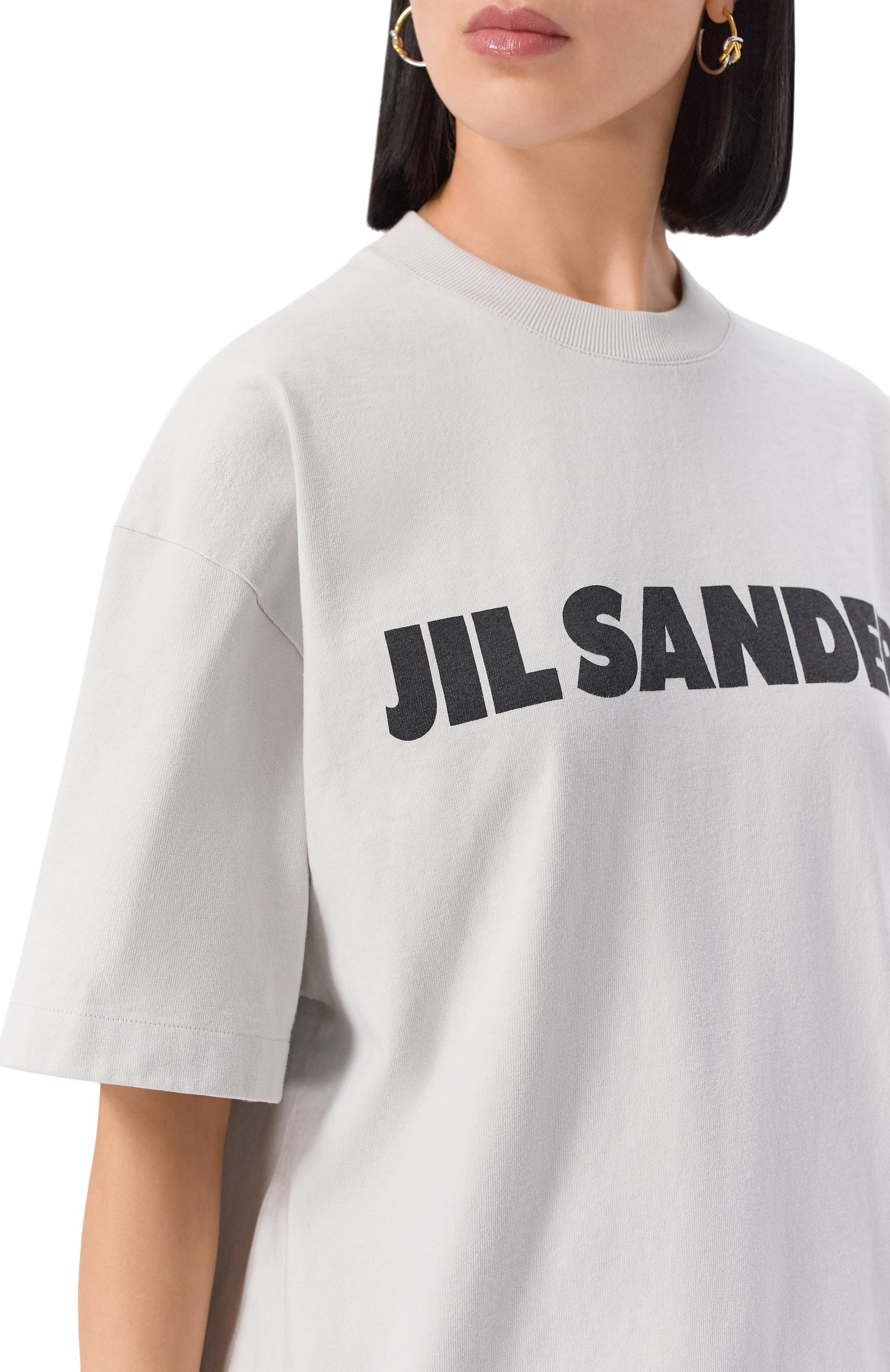 Хлопковая футболка JIL SANDER, арт. J53GC0009/J45148, фото 5