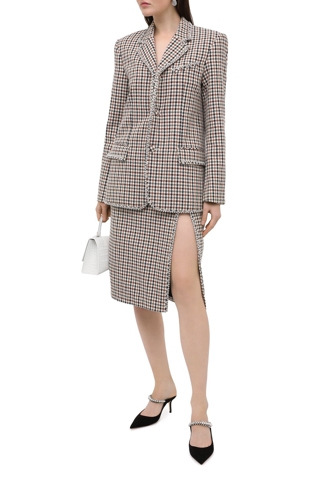 Жакет из шерсти и хлопка AREA, арт. PF20J08082C, фото 2