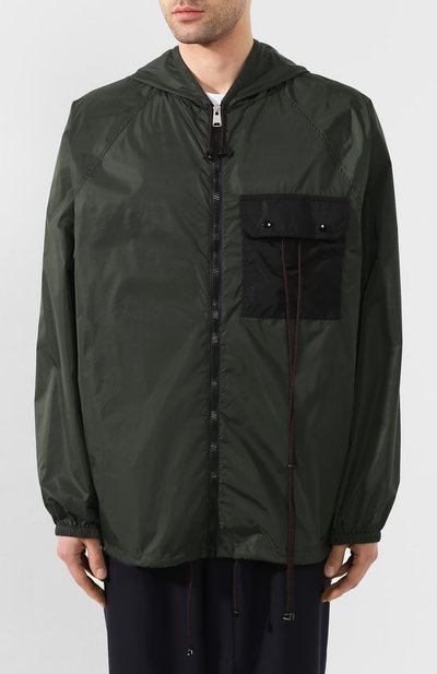 Куртка MARNI хаки цвета по цене 58900 руб., арт. JUMU0058A0/S52126, фото 3 Куртка MARNI, арт. JUMU0058A0/S52126, фото 3