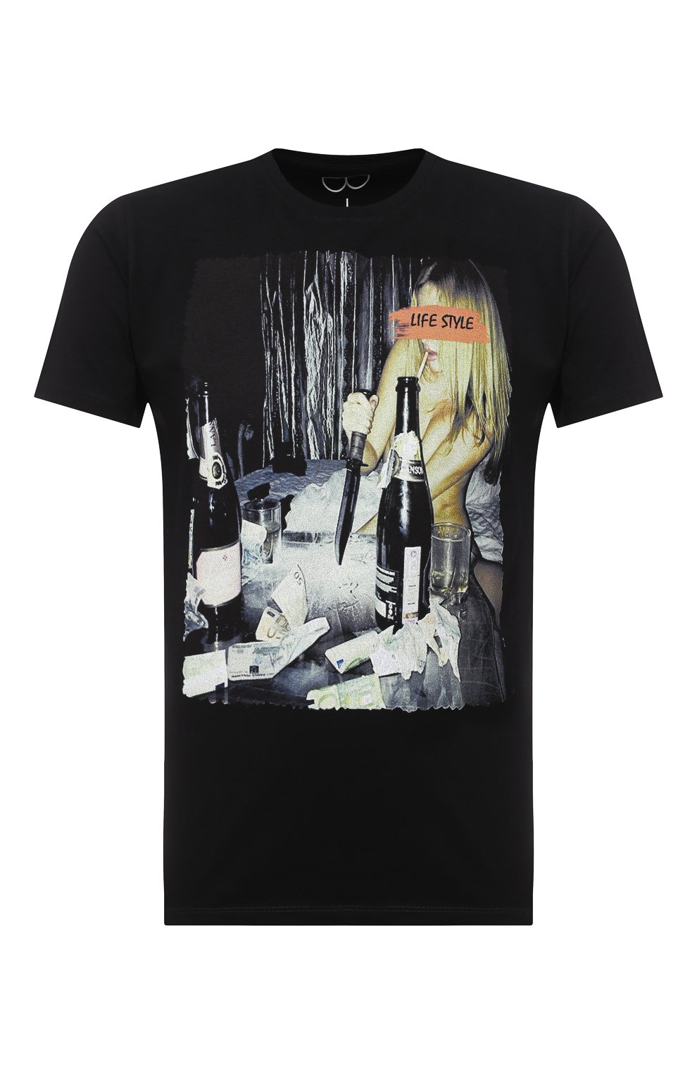 Хлопковая футболка BISIBIGLIO, арт. LIFE STR0NG/PESANTE, фото 1