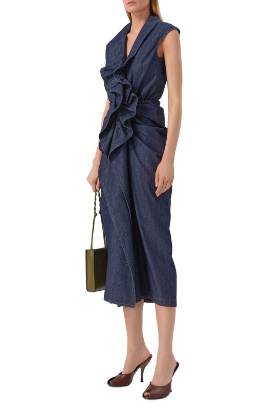 Джинсовое платье Dries Van Noten 131079/3386 Синий  131079/3386 Фото 2