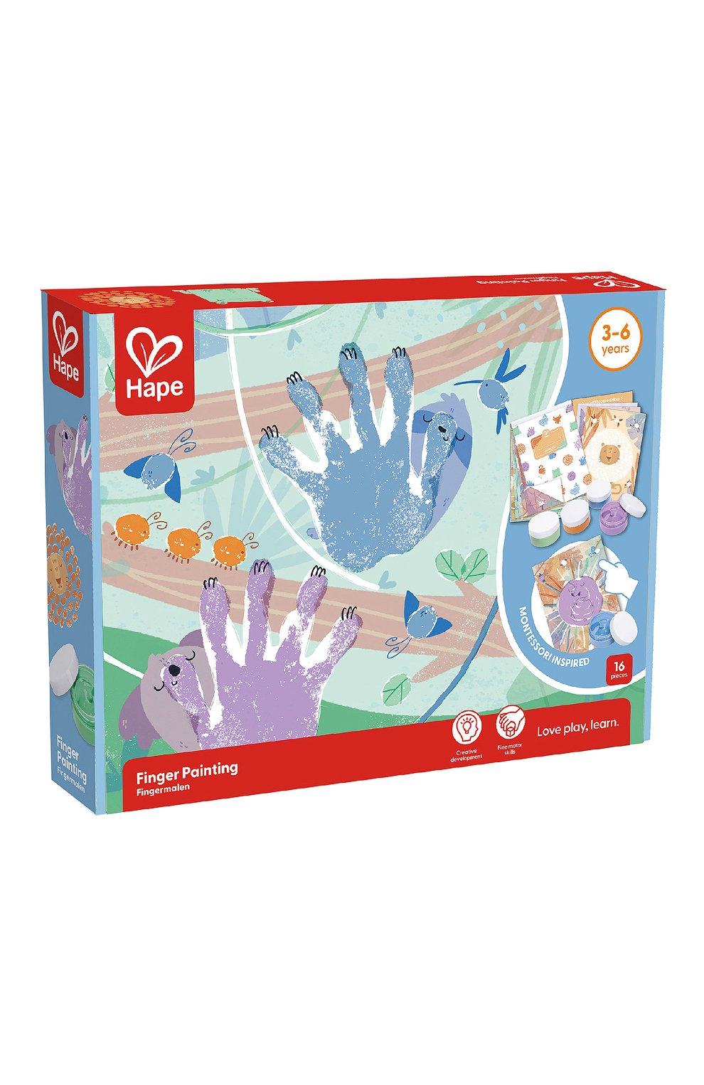 Пальчиковая раскраска юный пикассо HAPE, арт. E2005_HP, фото 1