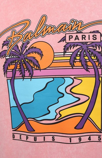 Хлопковый свитшот BALMAIN, арт. VH1JS001/G023, фото 5