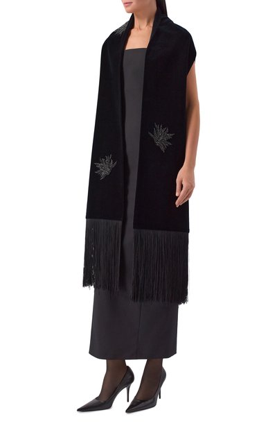 Бархатная накидка YANINA, арт. T-3092A, фото 3