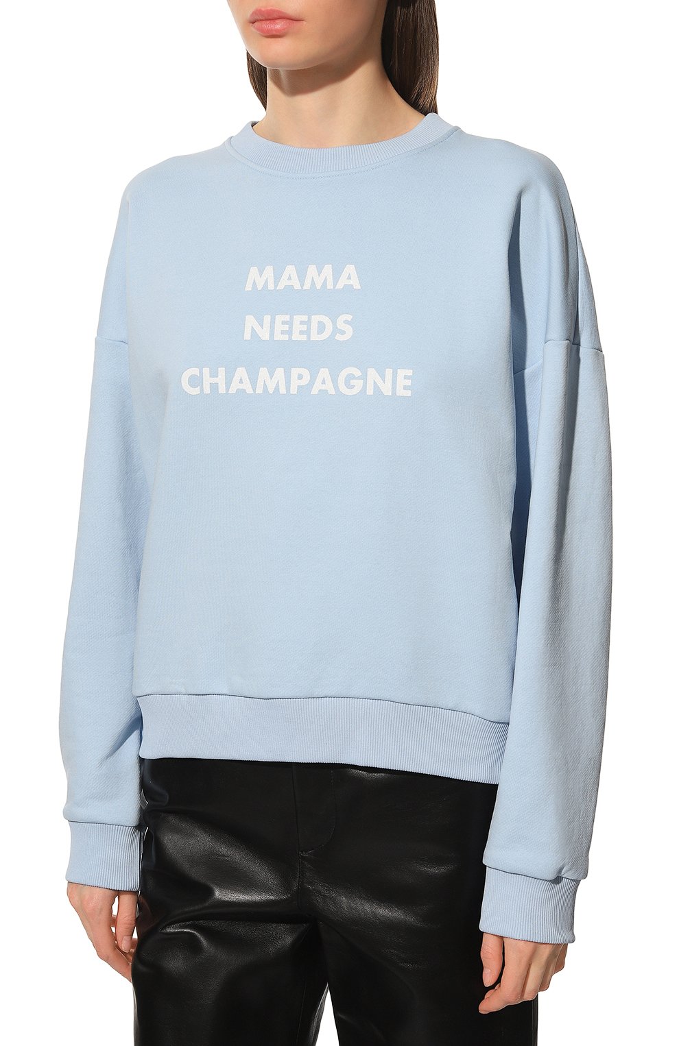 Хлопковый свитшот SEVEN LAB, арт. SW-MNC-G01 blue, фото 3