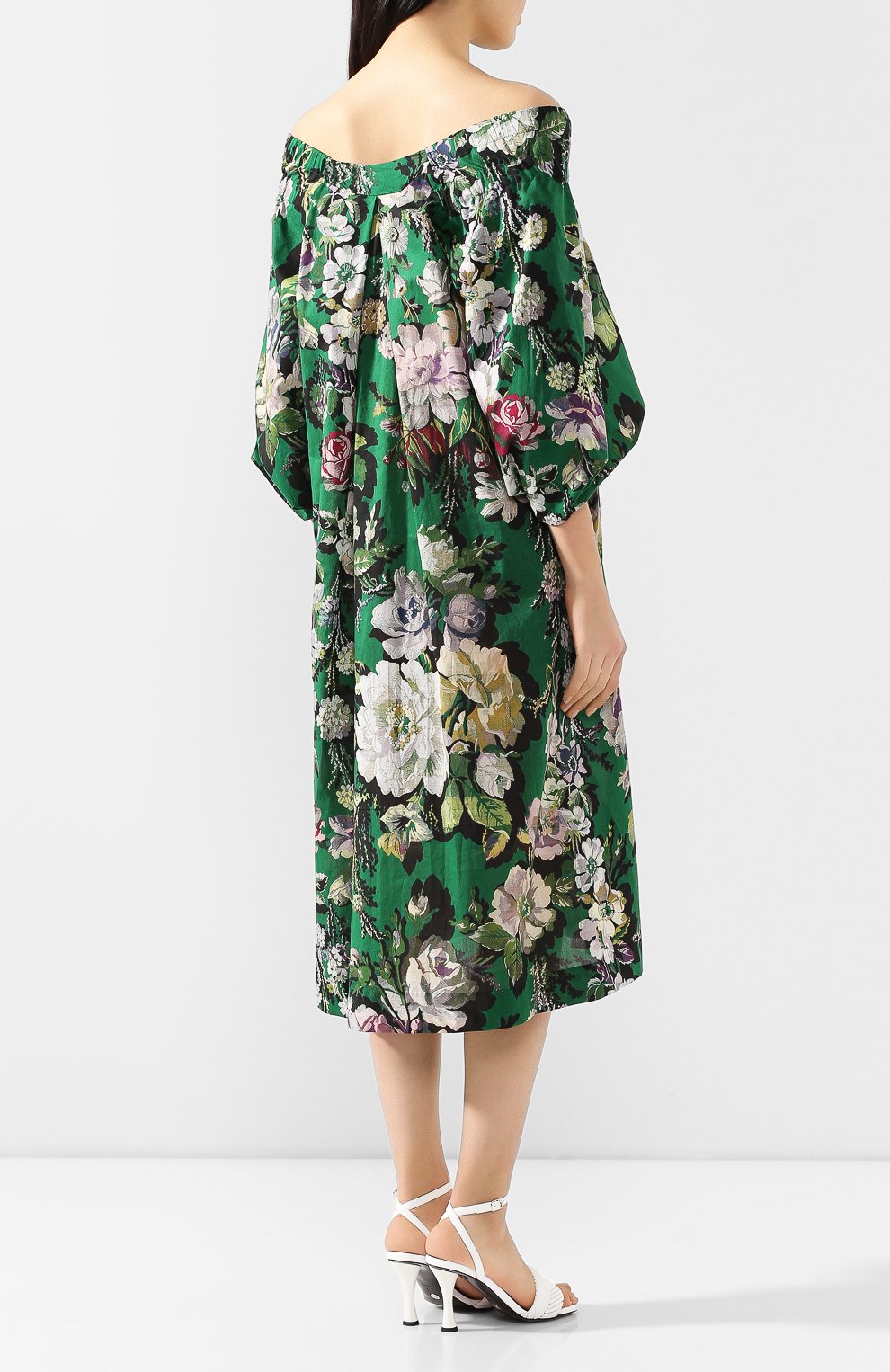 Хлопковое платье DRIES VAN NOTEN, арт. 201-11017-9400, фото 4