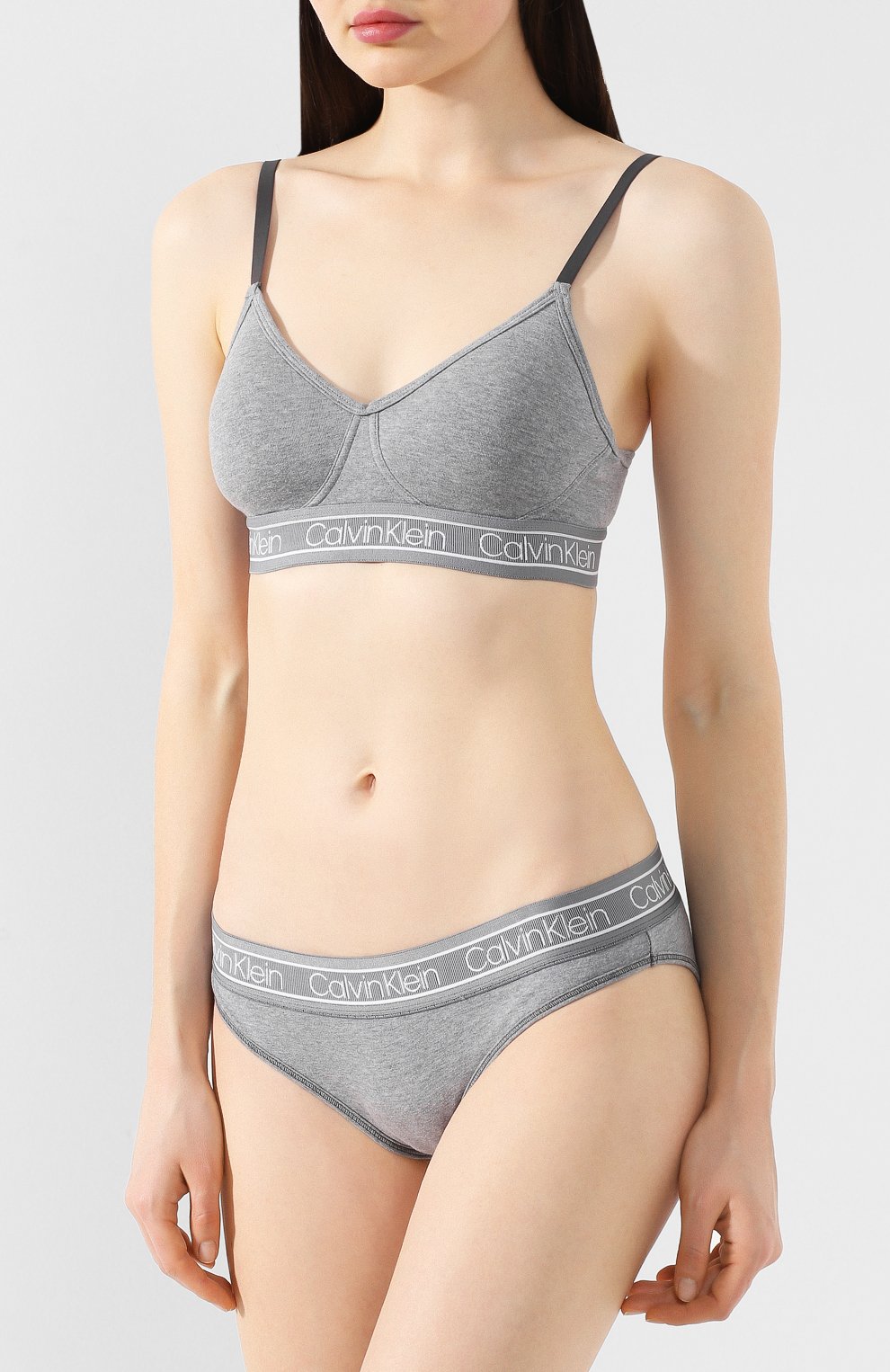 Хлопковый бюстгальтер CALVIN KLEIN, арт. QF5232E, фото 2