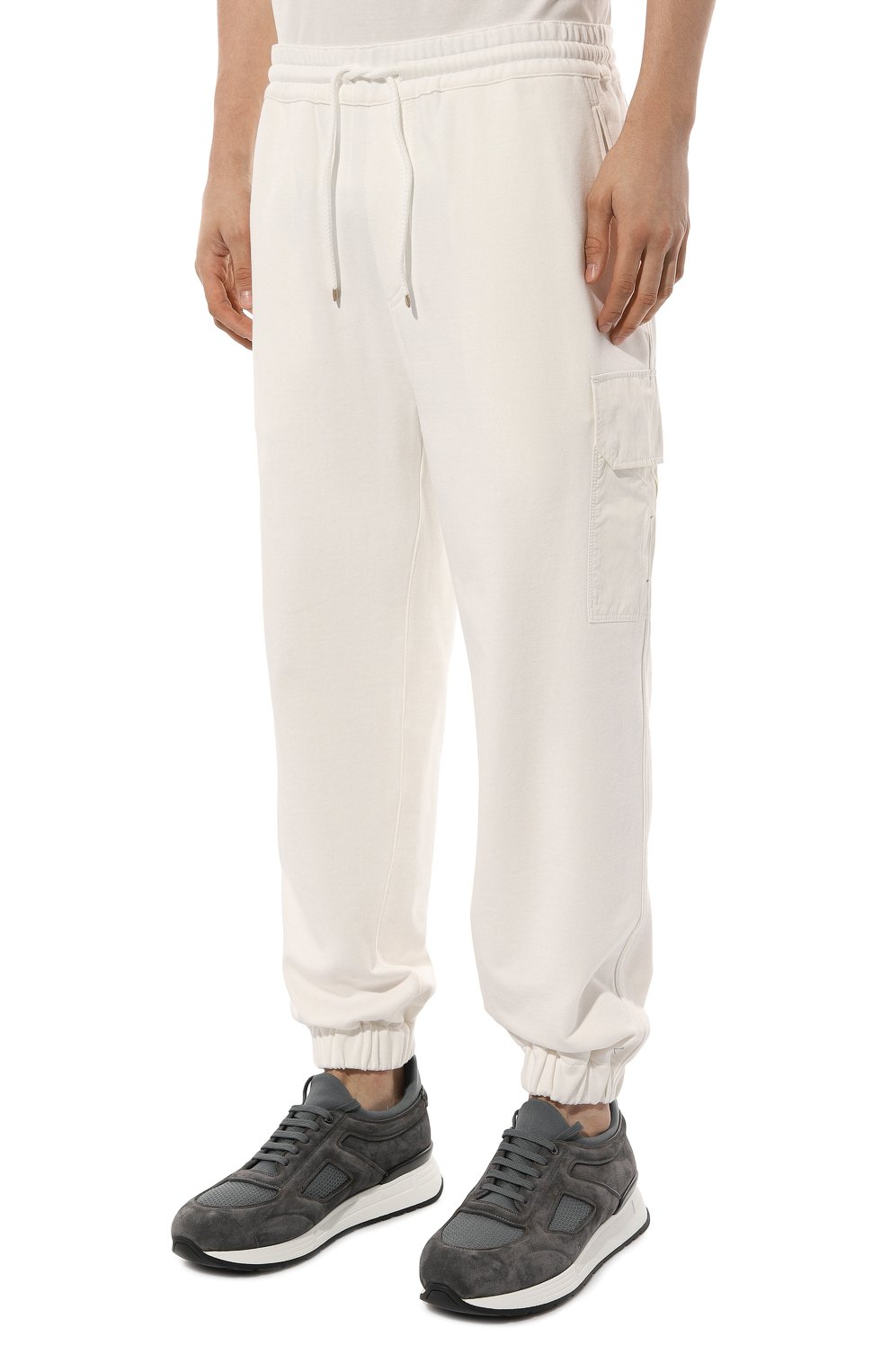 Хлопковые джоггеры BRUNELLO CUCINELLI, арт. MW836B2294, фото 3