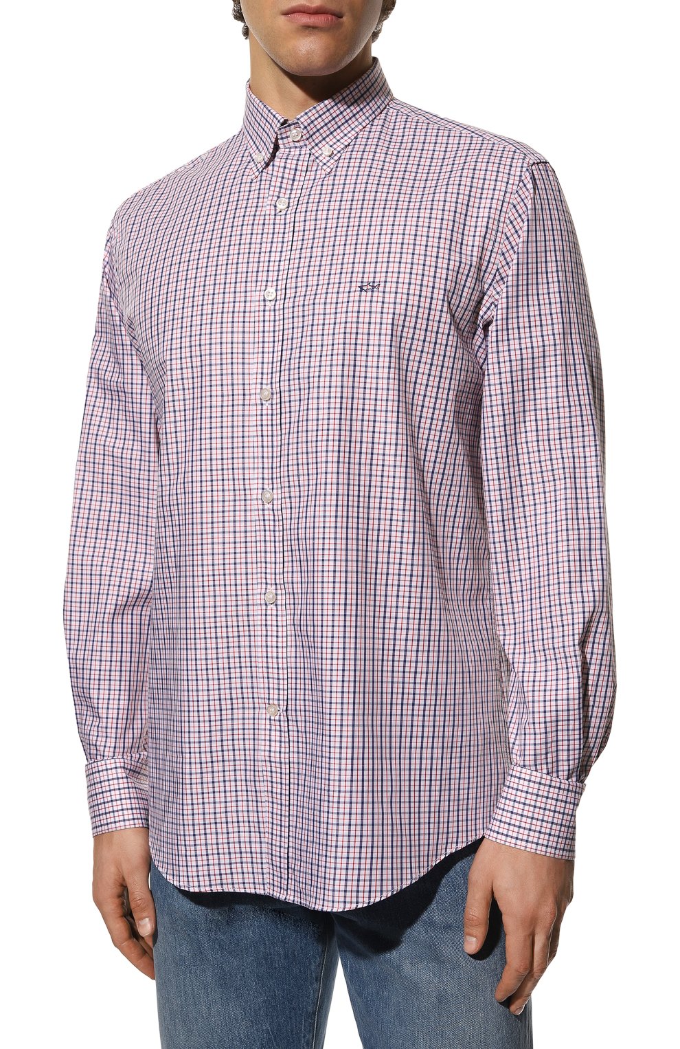 Хлопковая рубашка PAUL&SHARK, арт. 23413142J, фото 3