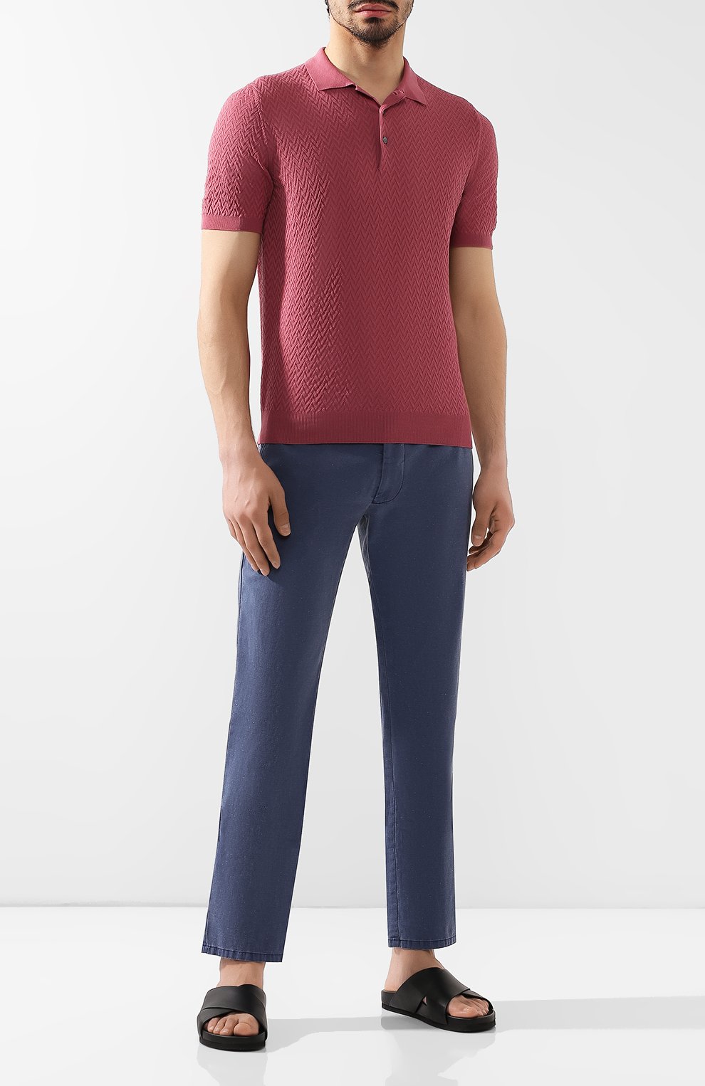 Брюки из смеси хлопка и льна BERWICH, арт. SC/1/BM1200X, фото 2