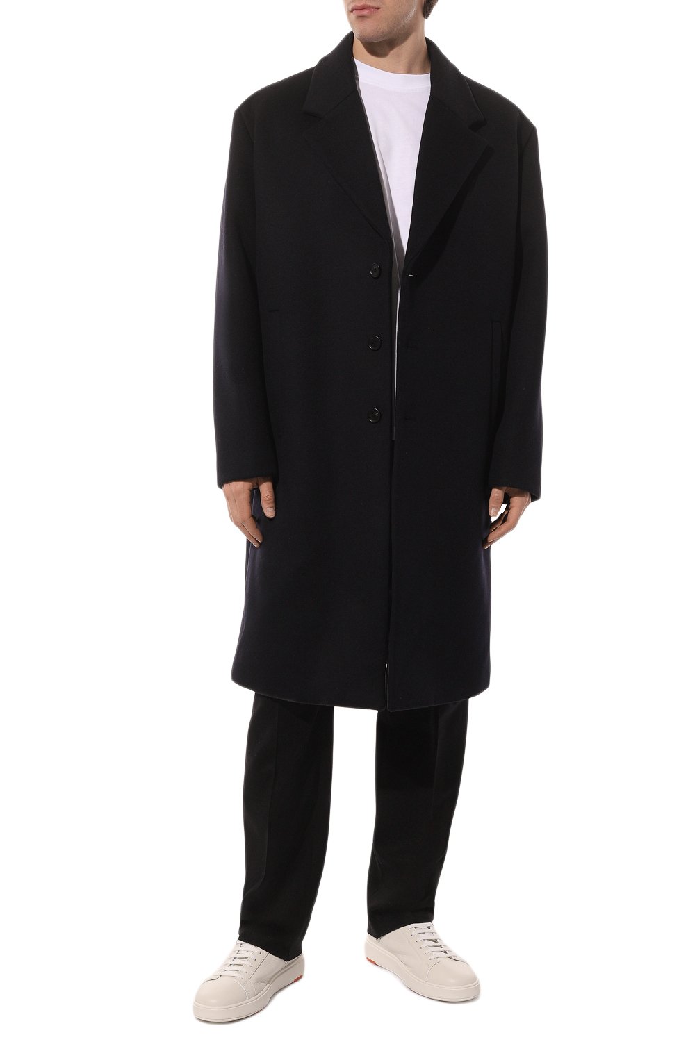 Кожаные кеды cleanic SANTONI, арт. MBCD21430BARCSB4I48, фото 2