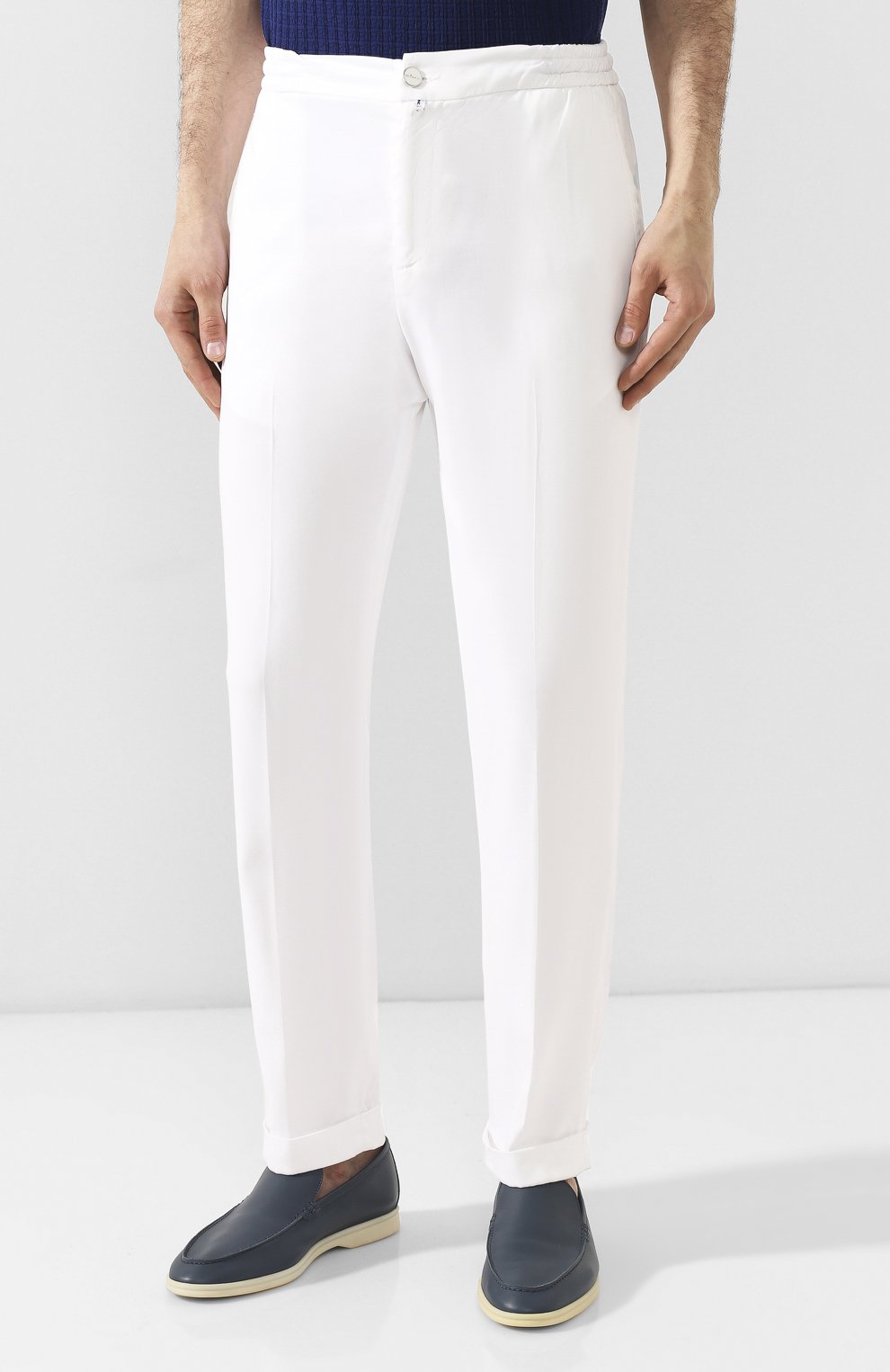Льняные брюки KITON, арт. UFPLACJ07S40, фото 3