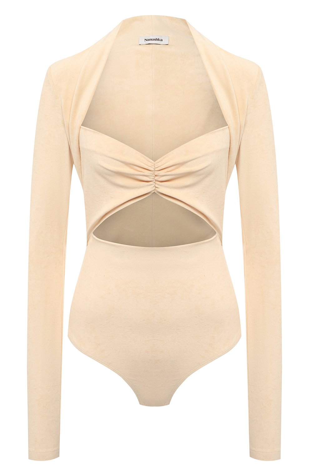 Вельветовое боди NANUSHKA, арт. HEIDI_BUTTER_STRETCH VELVET, фото 1