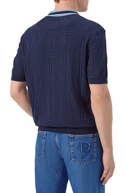 Хлопковое поло PHILIPP PLEIN, арт. SAFC MKK0322 PKN002N, фото 4