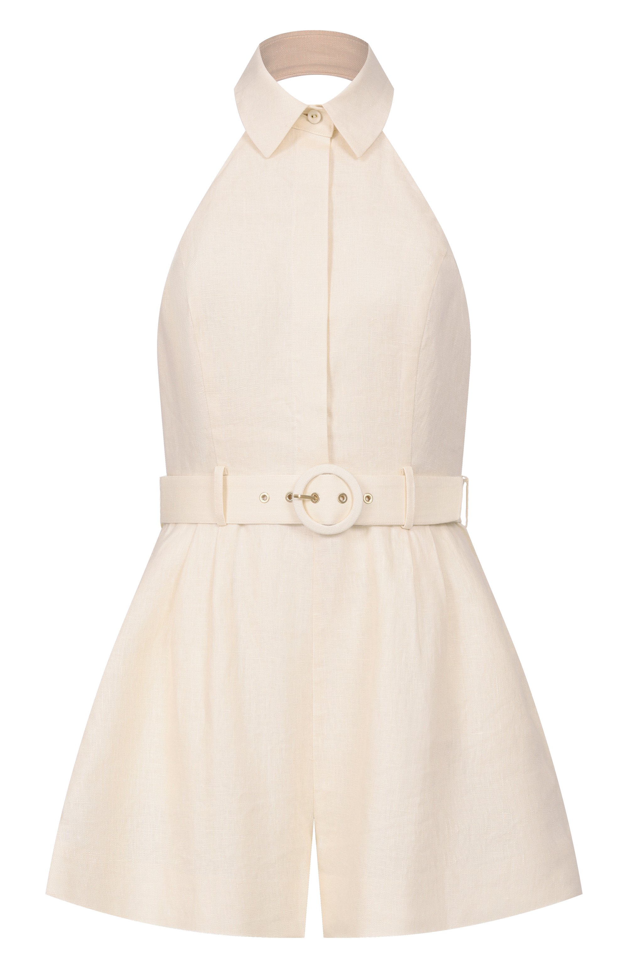 Льняной комбинезон ZIMMERMANN кремового цвета по цене 128500 руб., арт. 3117YRS261, фото 1 Льняной комбинезон ZIMMERMANN, арт. 3117YRS261, фото 1