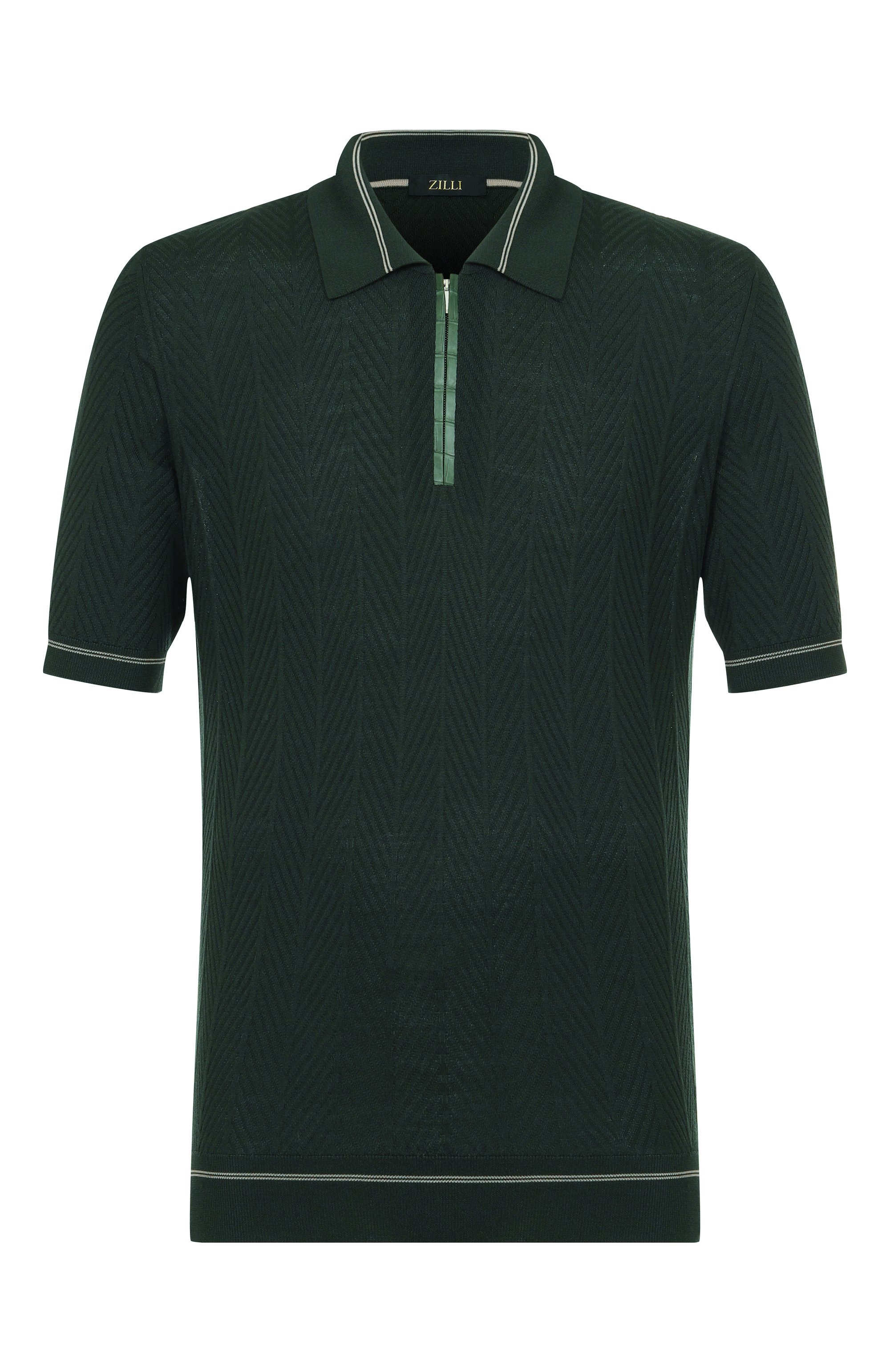Шелковое поло ZILLI, арт. KZP002M0641VDCH00, фото 1