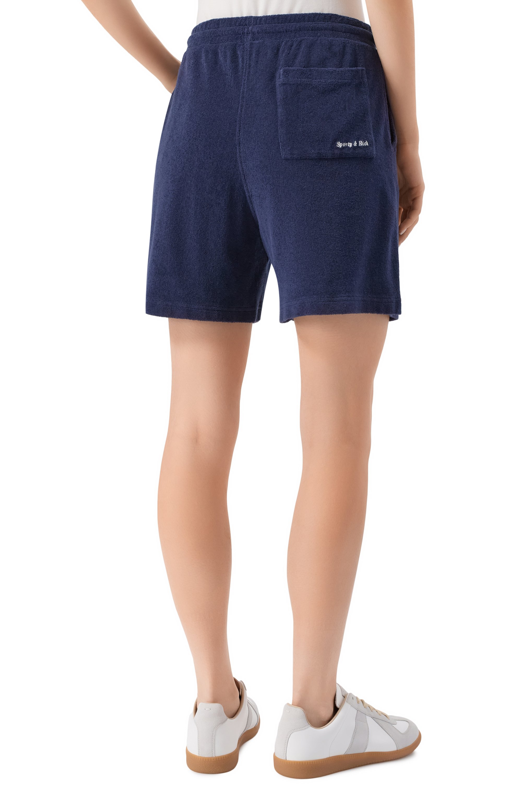 Хлопковые шорты sporty & rich x hotel du cap-eden-roc SPORTY AND RICH, арт. SH02760673BL106, фото 4