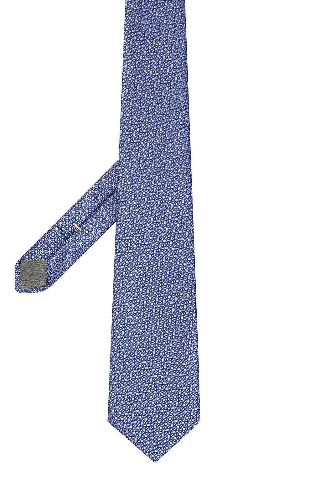 Шелковый галстук CANALI темно-синего цвета по цене 8620 руб., арт. 18/HJ02295, фото 2 Шелковый галстук CANALI, арт. 18/HJ02295, фото 2