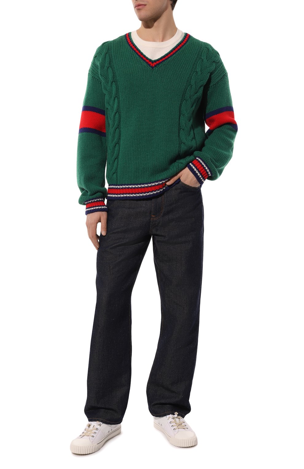 Шерстяной свитер GUCCI, арт. 599310 XKA32, фото 2