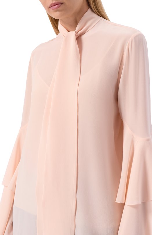 Шелковая блузка MVST M26.2PW.B008/F090 CREP0N Розовый  M26.2PW.B008/F090 CREP0N Фото 5