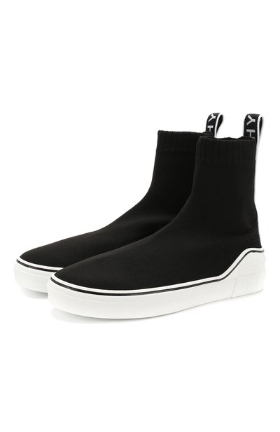 Высокие текстильные кеды на контрастной подошве GIVENCHY, арт. BE000DE077, фото 1