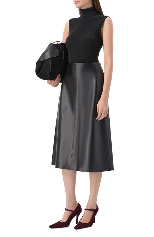 Кожаная юбка Noble&Brulee NB74/17102025 Чёрный  NB74/17102025 Фото 2