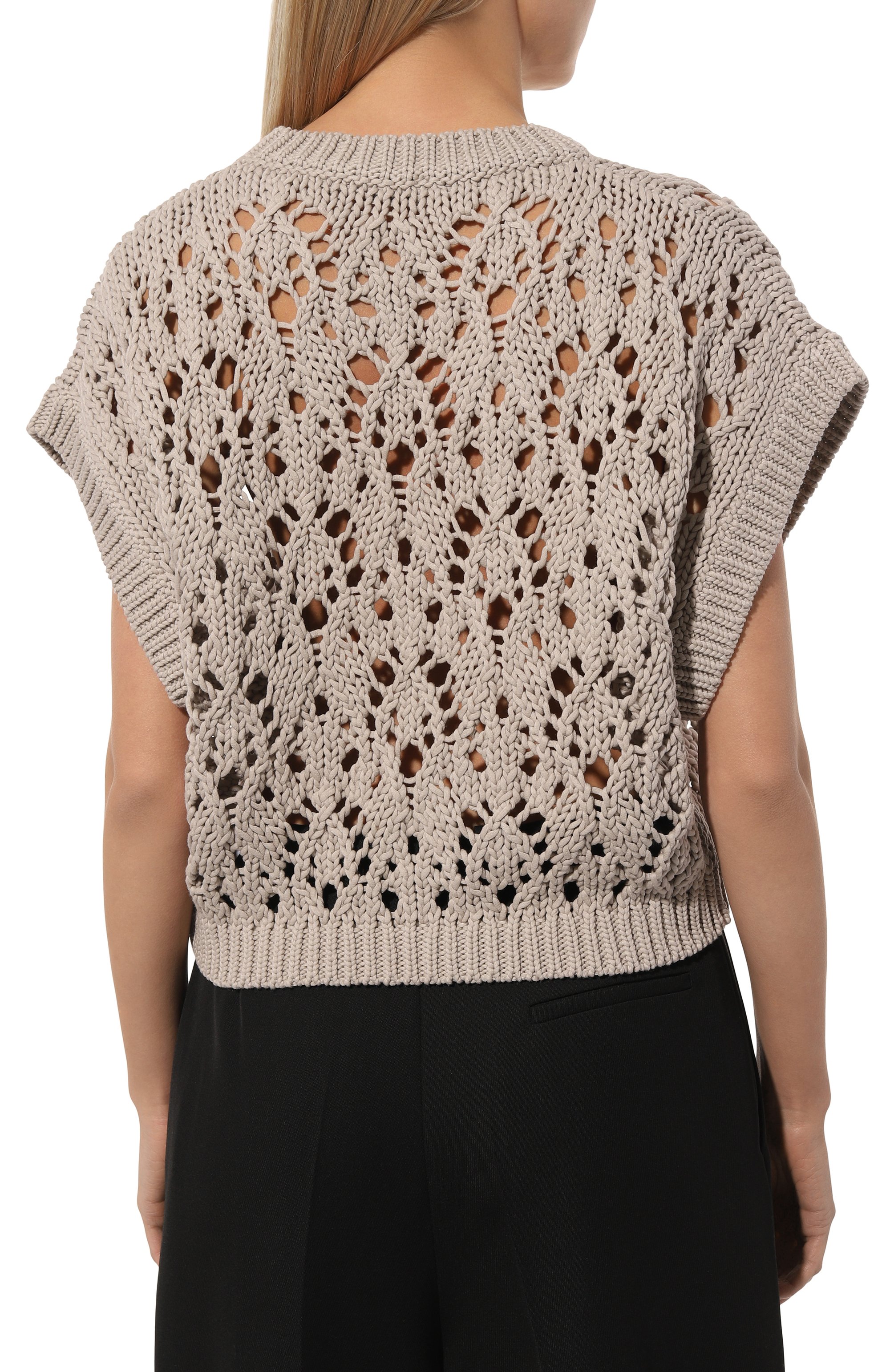 Хлопковый жилет BRUNELLO CUCINELLI, арт. M8E38B1281, фото 4