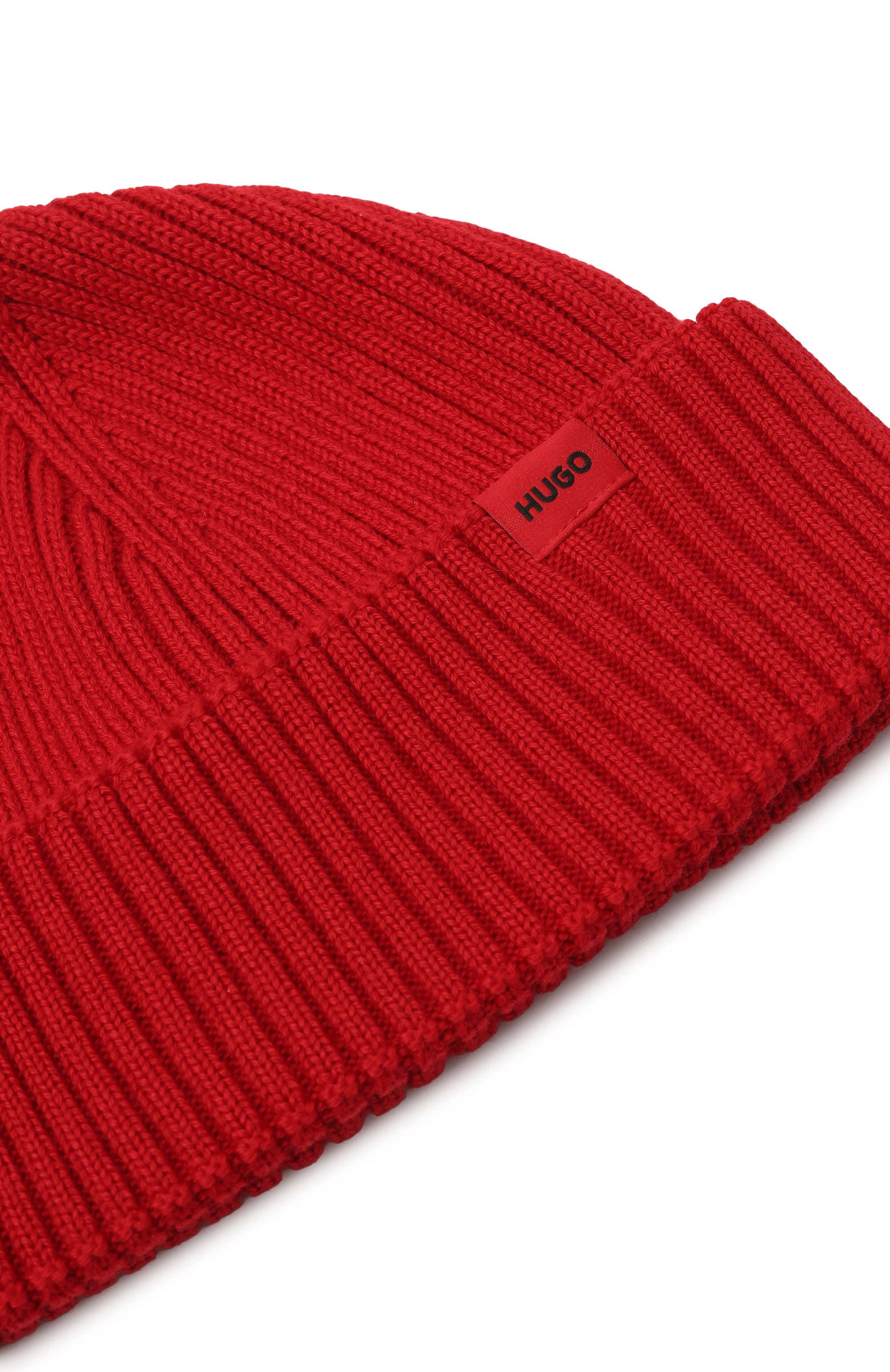 Шапка HUGO красного цвета по цене 6995 руб., арт. 50551267, фото 3 Шапка HUGO, арт. 50551267, фото 3
